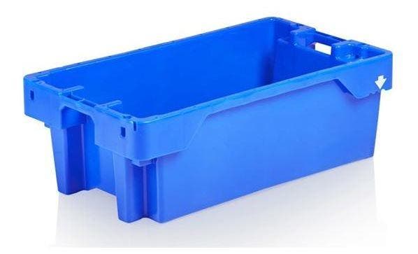 Blauwe Stapelbare viskrat 60 liter, Zakelijke goederen, Horeca | Keukenapparatuur, Verzenden
