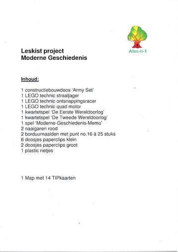 Alles-in-1 Leskist Project Moderne Geschiedenis voor 2016, Verzenden, Nieuw