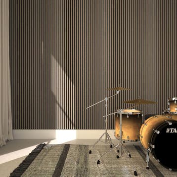 Akoestische panelen Sonic Wall II houtlook - donker eiken, Verzenden, Nieuw
