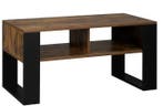 Salontafel 90 cm met open vakken – Vintage industrieel, Verzenden, Nieuw