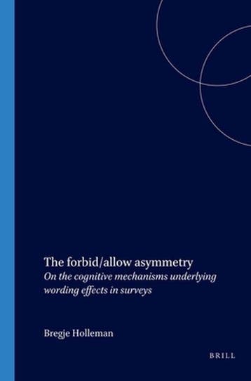 The forbid/allow asymmetry - B. Holleman 9789042013414, Verzenden, Gelezen, B. Holleman