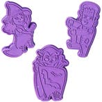 PME Uitsteker & Stempel Griezelige Personages Set/3, Verzenden, Nieuw