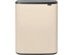 Brabantia Bo Touch Bin - Prullenbak - 60 liter - Soft Beige, Verzenden, Zo goed als nieuw