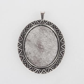 Houder U: Prachtige Cabochon houder. Binnenzijde: 30mm x..., Ophalen of Verzenden, Nieuw, Overige typen