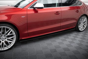 Maxton Side Skirts Diffusers Audi S5 / A5 / A5 S-Line, Auto-onderdelen, Verzenden, Nieuw, Audi