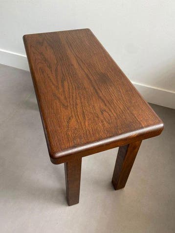 Bijzettafel - Eik - Brutalist bijzettafel