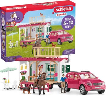 Schleich Campingavontuur | 113-delig | OP=OP, Ophalen of Verzenden, Zo goed als nieuw, Jongen of Meisje