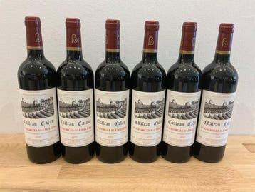 2016 Château Calon - Saint-Georges-Saint-Émilion - 6 Flessen, Verzamelen, Nieuw