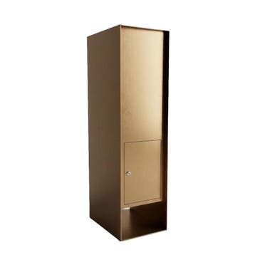 Geroba Pakun pakketbrievenbus staal - Anodic Bronze, Verzenden, Nieuw