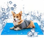 Koelmat Hond & Kat - 65x50 cm - Blauw - Nobleza, Verzenden, Zo goed als nieuw