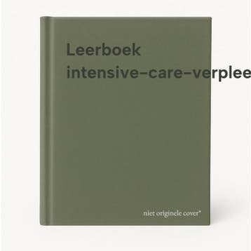 Leerboek intensive-care-verpleegkunde 9789036830058, Verzenden, Zo goed als nieuw