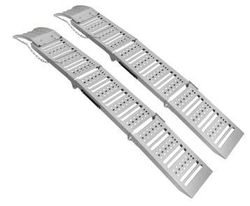 2 Stuks Inklapbare Oprijplaten - Max. 1150 kg / 350 KG - Sta, Verzenden, Nieuw