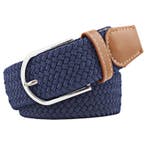 Fako Fashion - Elastische Riem - Canvas - Gevlochten - 105cm, Verzenden, Nieuw