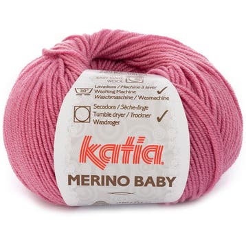 Katia Concept Merino Baby - 46 donkerroze - Wol Garen, Ophalen of Verzenden, Nieuw