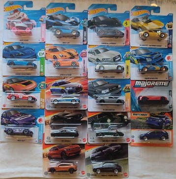 Hot Wheels, Majorette, Matchbox 1:64 - Modelauto (18) - Hot, Nieuw