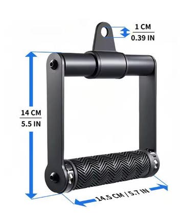 Dubbele D Handgreep met 360° Grip voor Kabeltraining, Verzenden, Nieuw