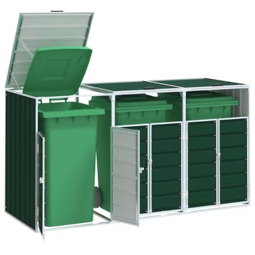 vidaXL Containerberging voor 3 containers 216x81x115 cm, Verzenden, Nieuw