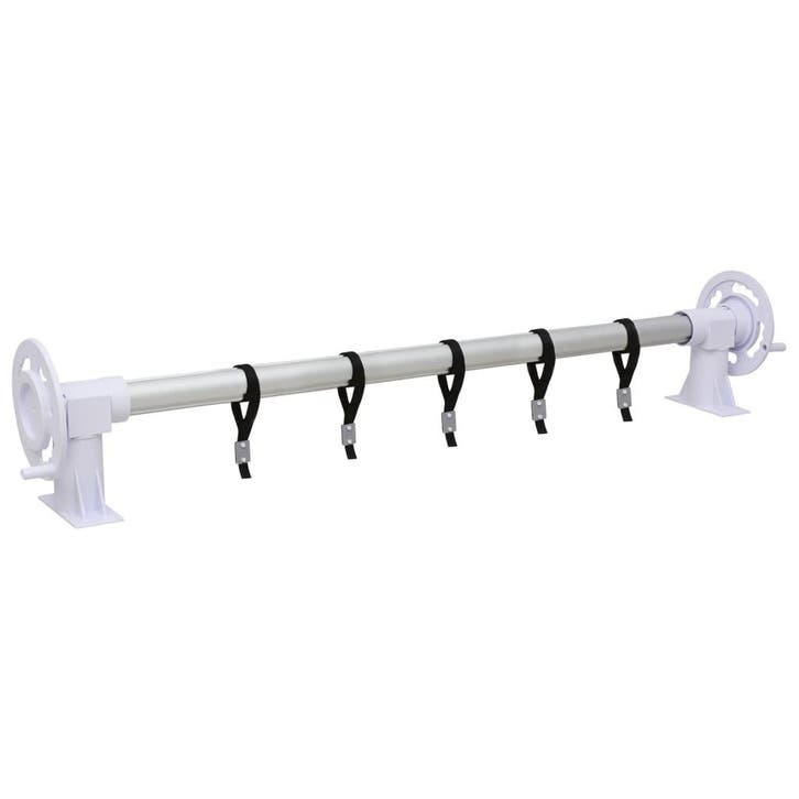 vidaXL Zwembadhoesroller met kunststof frame, Tuin en Terras, Zwembad-toebehoren, Nieuw, Verzenden
