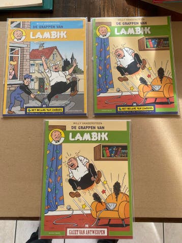 3 Collectors Items - De Grappen van Lambik - NIEUW, Ophalen of Verzenden, Suske en Wiske, Nieuw, Boek of Spel