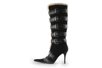 Jeffrey Campbell Laarzen in maat 37 Zwart, Hoge laarzen, Verzenden, Zwart, Zo goed als nieuw