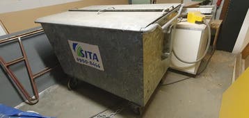Rolcontainer  afvalcontainer  afvalrolcontainer1600 liter, Ophalen of Verzenden