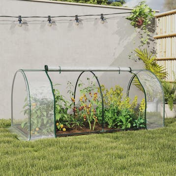 Tunnelkas 200x100x80cm - Stevig Staalframe & Transparante PV, Tuin en Terras, Verzenden, Nieuw