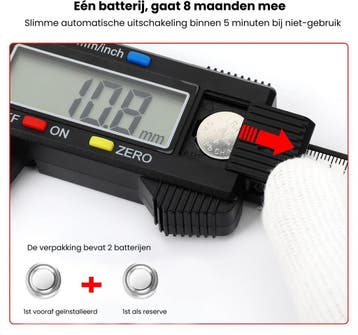 Membeli Digitale Schuifmaat 150 mm - Nauwkeurig, Ophalen of Verzenden, Zo goed als nieuw