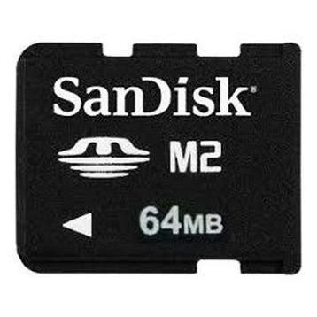 SanDisk Memory Stick Micro (M2) Geheugenkaart - 64MB, Verzenden, Zo goed als nieuw