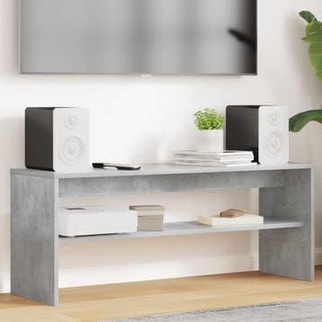 vidaXL TV-kast 100 x 30 x 40 cm Beton Grijs Bewerkt hout, Minder dan 50 cm, Verzenden, Nieuw, Minder dan 100 cm