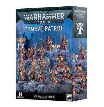 Combat Patrol Adeptus Custodes 2024 editie (Warhammer 40.000, Hobby en Vrije tijd, Wargaming, Ophalen of Verzenden, Nieuw