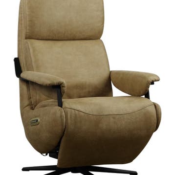 Relaxfauteuil Toon Bull Ecoleder, Ophalen of Verzenden, Nieuw