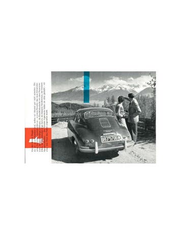 1956 PORSCHE 356 CARRERA 550 SPYDER BROCHURE DUITS, Nieuw, Porsche, Author