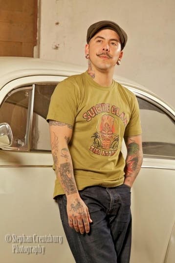 Suicide Glam, Tiki T-Shirt., Verzenden, Nieuw