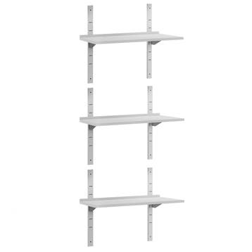 GGM Gastro | 3-laags RVS wandplank ECO - 1200x300mm |, Verzenden, Nieuw in verpakking, RVS Meubilair