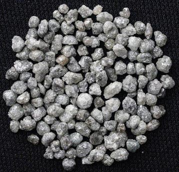 Diamant 50 ct Grijze ruwe diamant partij voor groothandel-