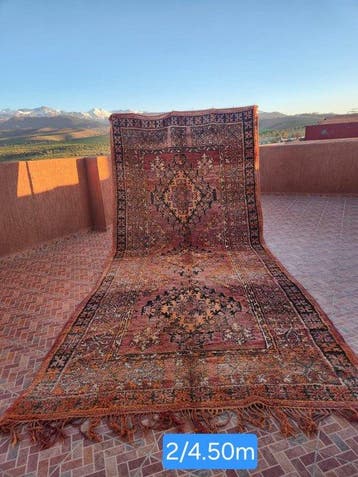 Berber - Vloerkleed - 460 cm - 202 cm - gewassen, Huis en Inrichting, Stoffering | Tapijten en Kleden, Nieuw