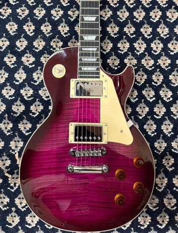 Lintage Guitars - LPT-103-PSB (LP) Flamed Maple Top - -, Nieuw