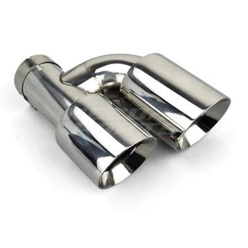 Chrome Dual Left Exhaust Tips 101mm, Ophalen of Verzenden, Nieuw