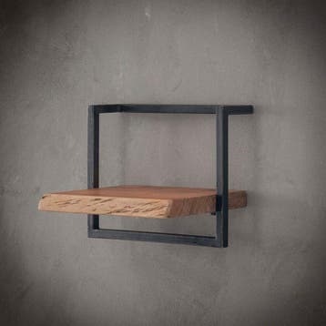 Fraaai Woody metaal wandplank 40 cm - Outlet A, Ophalen of Verzenden, Nieuw