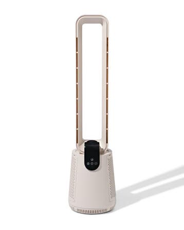HEMA Bladloze staande ventilator 93x23.6cm beige, Verzenden, Nieuw
