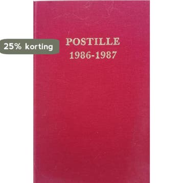 38 1986-87 Postille 9789023912484, Verzenden, Gelezen