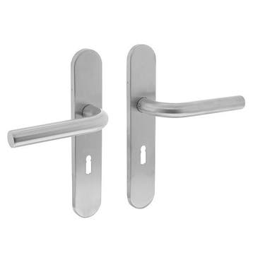 Deurbeslag | Deurklink met sleutelschild | Intersteel | 56, Verzenden, Nieuw