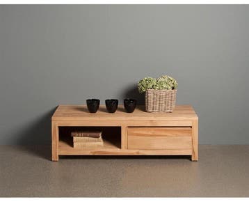 Tower Living Tv meubel Corona Teakhout 120 cm, Ophalen of Verzenden, Nieuw