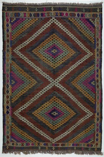 Usak - Kelim - 273 cm - 176 cm - Handgeknoopte kilim, Nieuw