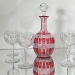 Attr. Baccarat - Val Saint Lambert - Drinkset (7) - Decanter