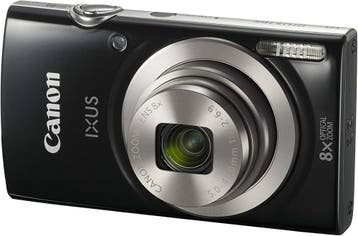 Canon IXUS 185 Digitale Compact Camera - Zwart, Verzenden, Zo goed als nieuw
