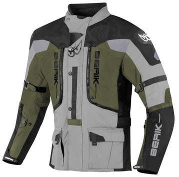 Berik Dakota Zwart Grijs Groen Waterdichte 3in1 Textiele, Nieuw met kaartje, Jas | textiel, Berik, Heren