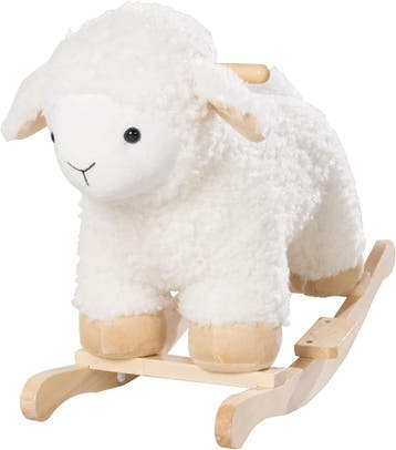 Schommeldier Schaap - 18 mnd+ - Laatste Stuk!, Ophalen of Verzenden, Zo goed als nieuw, Rij- of Hobbelspeelgoed