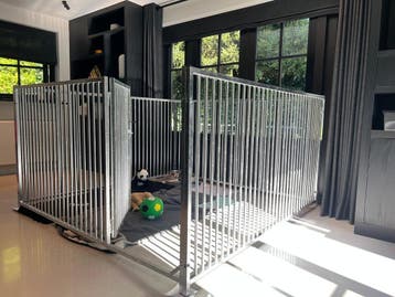 Uniek! Lage kennelpanelen, Veilig en toegankelijk! hondenren, Dieren en Toebehoren, Hondenkennel, 110 cm of meer, 100 cm of meer