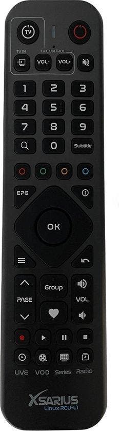 Afstandsbediening Xarius rcu-l1 Linux Sniper IR-L1, Ophalen of Verzenden, Nieuw, Origineel